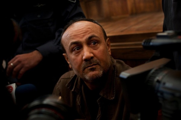 2012년 이스라엘 법정에 선 마르완 바르구티. 연합뉴스