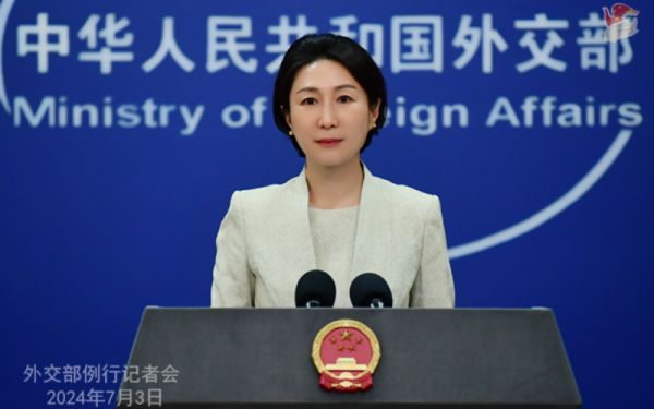 마오닝 중국 외교부 대변인. 중국 외교부 제공