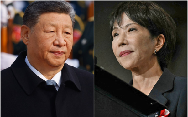 시진핑 중국 국가주석(왼쪽)과 다카이치 사나에 일본 총리. 연합뉴스