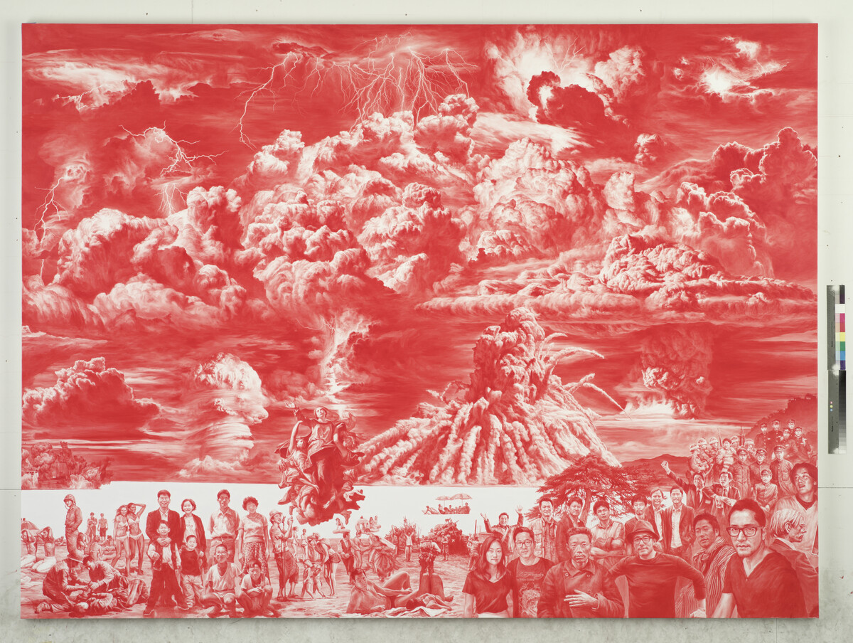 이세현 연작 '비트윈 레드'. 동곡뮤지엄 제공