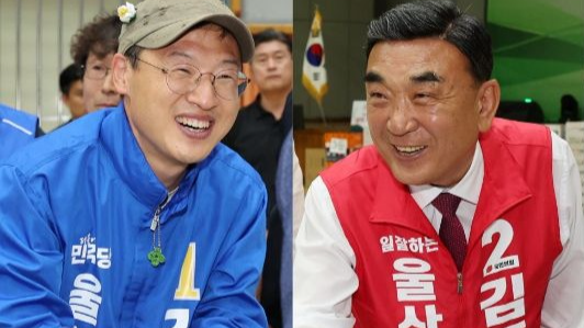 [속보] 울산시장 <b>김상욱</b> 52.8%·김두겸 43.2%